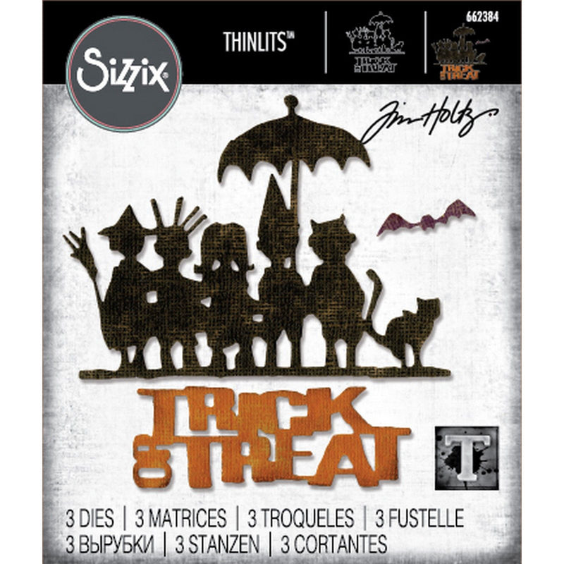 Load image into Gallery viewer, Sizzix • die set 3pcs trick-or-treat by tim holtz

