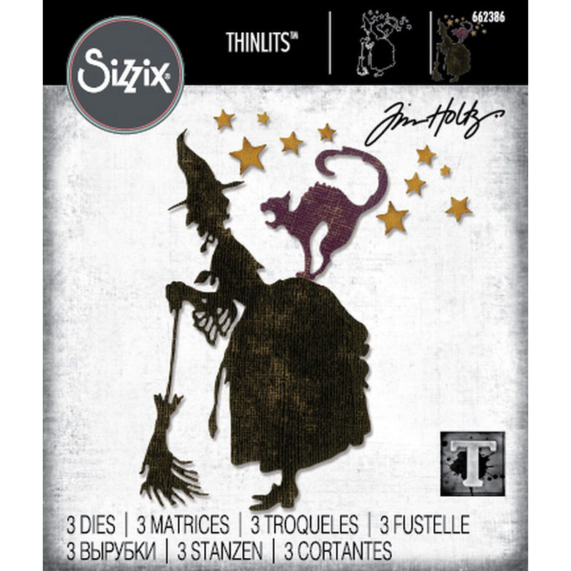 Load image into Gallery viewer, Sizzix • die set 3pcs witchcraft by tim holtz
