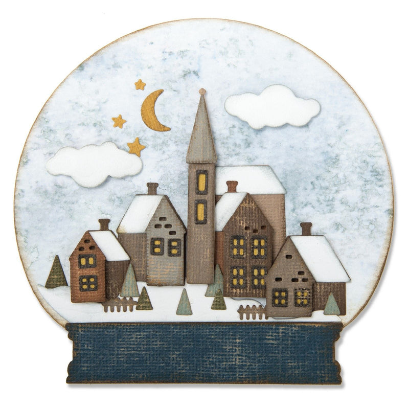 Load image into Gallery viewer, Sizzix • thinlits die set 26pcs snowglobe #2 by tim holtz
