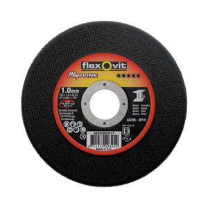 Flexovit dss mega-line 125x1.0x22.23 a60w t41 staal | 25 stuks