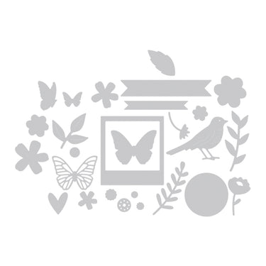 We r makers • poster board glitter white