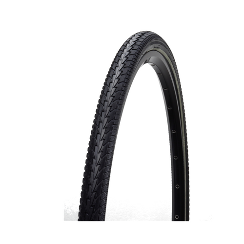 Cycletech hakuba buitenband, zwart met witte lijn, 28x1 5 8x1 3 8, etrto 37-622