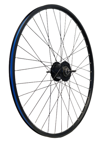 Kgz achterwiel 28inch (622) velg zw spaak zw nexus7 rb zwart