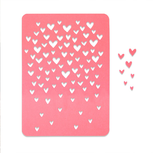 Sizzix • thinlits snijmal drifting hearts