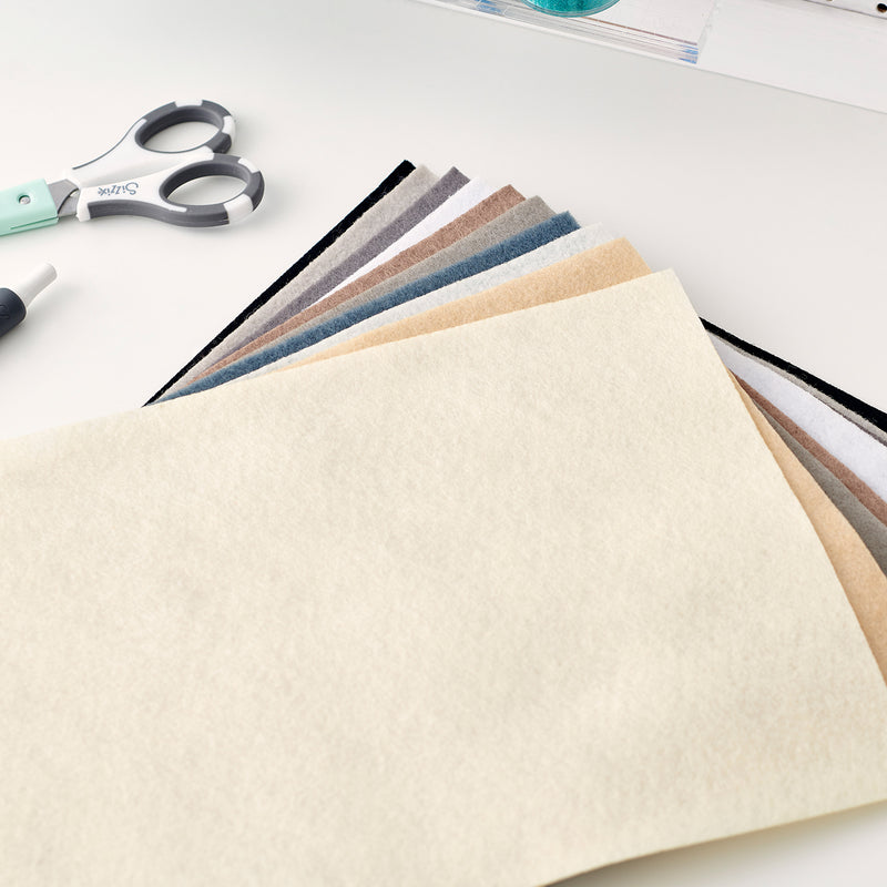 Load image into Gallery viewer, Sizzix • accessory felt sheets neutrals
