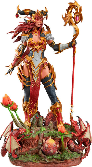 Blizzard world of warcraft alexstrasza - premium statue 1 5 - 52 cm