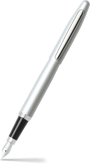 Sheaffer vulpen - vfm - zwart en zilver met chroom - penpunt m