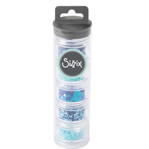 Sizzix • sequins beads bluebell