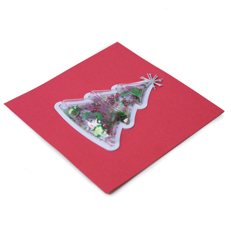 Load image into Gallery viewer, Sizzix • making essential shaker domes tree 6,35x7,62cm 6pieces
