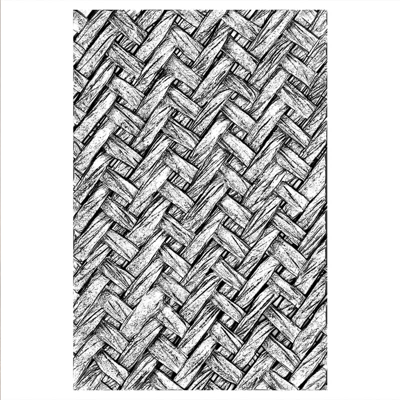 Load image into Gallery viewer, Sizzix • tim holtz 3-d texture fades embossing folder intertwined
