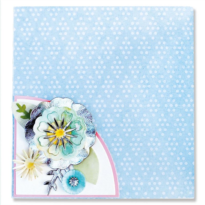Load image into Gallery viewer, Sizzix • thinlits die folio page pocket flowers
