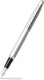 Sheaffer vulpen - vfm - zwart en zilver met chroom - penpunt m - schrijfkleur zwart - sf-e0940053
