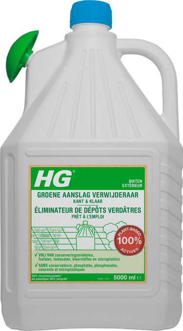 Hgx eco 5l kant en klare groene aanslag reiniger met sproeikop