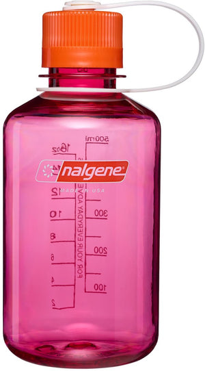 Nalgene - narrow-mouth bottle - drinkfles - waterfles - 500ml - fuchsia purple w flame sustain nieuw!