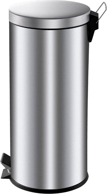 V-part - pedaalemmer 30 liter - stainless steel - rvs - prullenbak