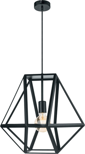 Eglo vintage embleton hanglamp - 1 lichts - ø460mm. - zwart