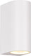 Trio roya - wandlamp - wit mat - excl. 2x gu10 4,9w - buitenverlichting - ip44
