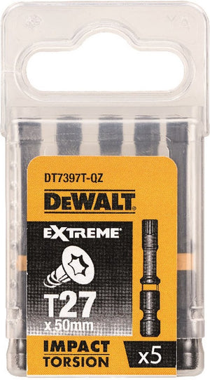 Dewalt dt7397t extreme impact torsion schroefbits t27 50mm ve=5
