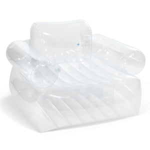 Intex Opblaasbare fauteuil transparant