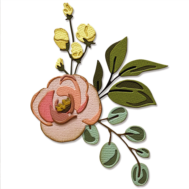 Load image into Gallery viewer, Sizzix • tim holtz thinlits die set bloom colorize 17pcs
