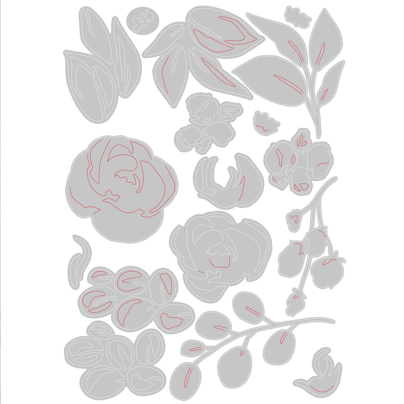 Load image into Gallery viewer, Sizzix • tim holtz thinlits die set bloom colorize 17pcs
