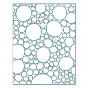 Sizzix • tim holtz thinlits die bubbling