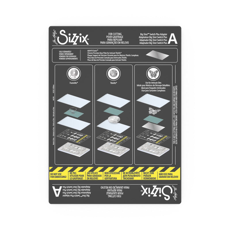 Load image into Gallery viewer, Sizzix • big shot switch plus accessory adapter a, standard inspired by tim holtz
