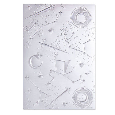 Sizzix • 3-d textured impressions embossing folder starscape