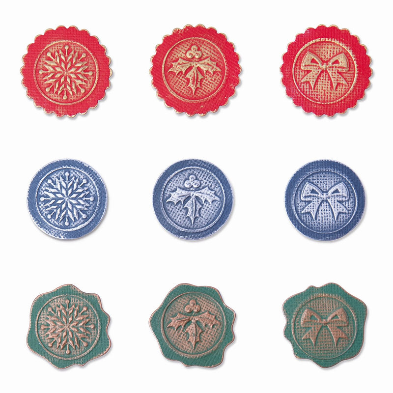 Load image into Gallery viewer, Sizzix • switchlits embossing folder seasonal seals
