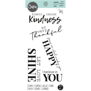 Sizzix • clear stamps sunnyside sentiments #10