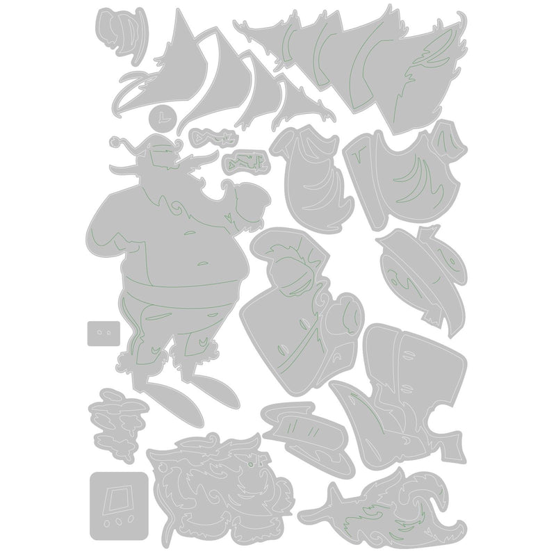 Load image into Gallery viewer, Sizzix • tim holtz thinlits die set woodland santa colorize 18pcs
