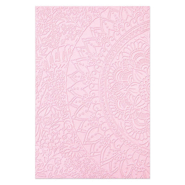Sizzix • 3-d textured impressions embossing folder half mandala