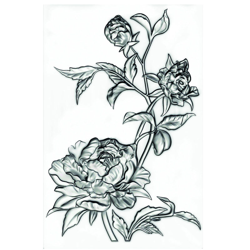 Load image into Gallery viewer, Sizzix • tim holtz 3-d texture fades embossing folder mini roses
