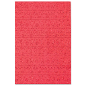Sizzix • 3d textured impressions embossing folder winter sweater
