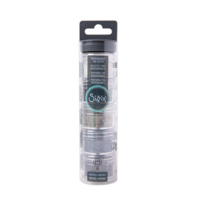Load image into Gallery viewer, Sizzix • making essential biodegradable fine glitter neutrals

