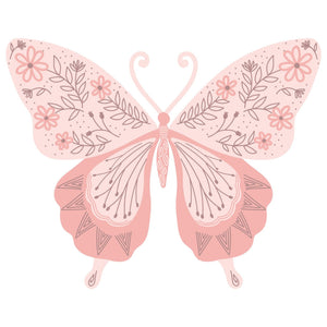 Sizzix • layered clear stamps decorated butterfly 3stuks