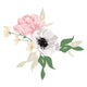 Sizzix • layered clear stamps set watercolor bouquet by oliva rose