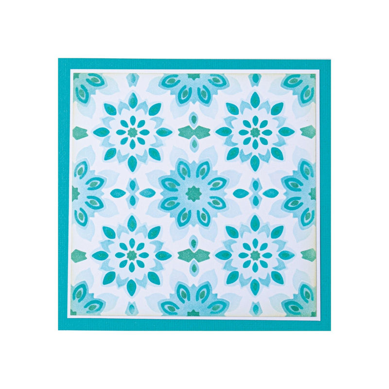 Load image into Gallery viewer, Sizzix • layered stencils geo background 4stuks
