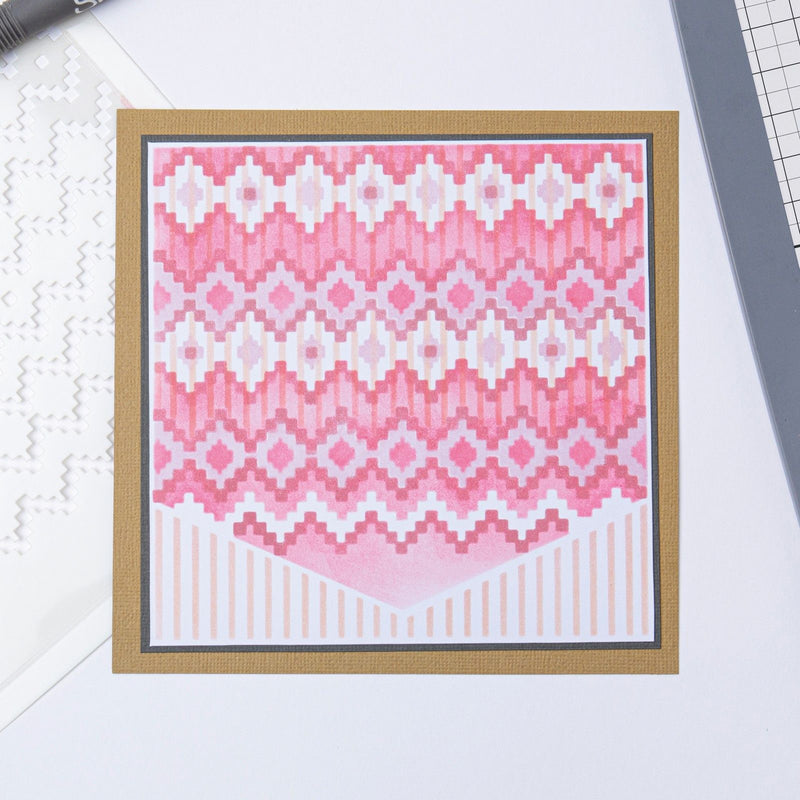 Load image into Gallery viewer, Sizzix • layered stencils textile 4pieces
