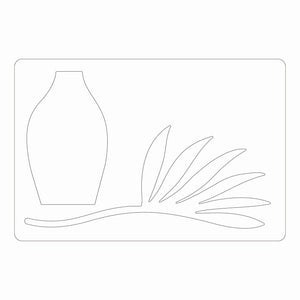 Sizzix • bigz l die vase foliage