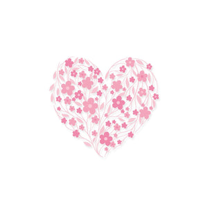 Sizzix • layered clear stamp set blossom heart 3pieces