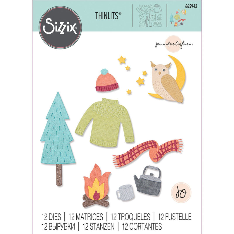 Load image into Gallery viewer, Sizzix • thinlits die set cozy woodland
