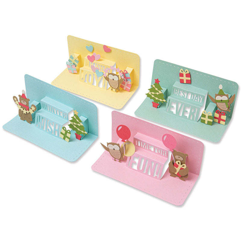 Load image into Gallery viewer, Sizzix • thinlits die set multi-phrase pop-up

