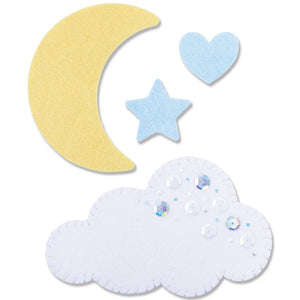 Sizzix • bigz l die moon cloud