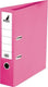 Kangaro ordner - a4 - 2-rings - roze - rugbreedte 75mm - k-3000k064