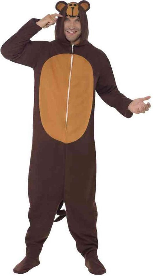 Smiffys apenpak | aap onesie | verkleedkleding maat l-xl