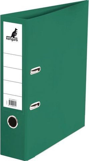 Kangaro ordner - a4 - 2-rings - groen - rugbreedte 75mm
