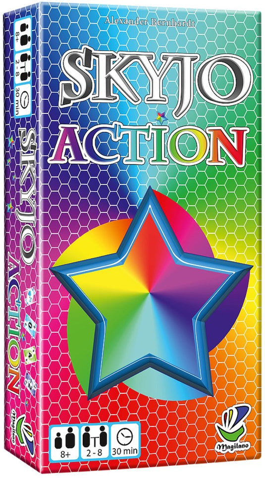 Geronimo games skyjo action - kaartspel - snel en strategisch speelplezier
