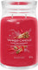 Yankee candle - sparkling cinnamon large jar geurkaars - 90 branduren - twee lonten