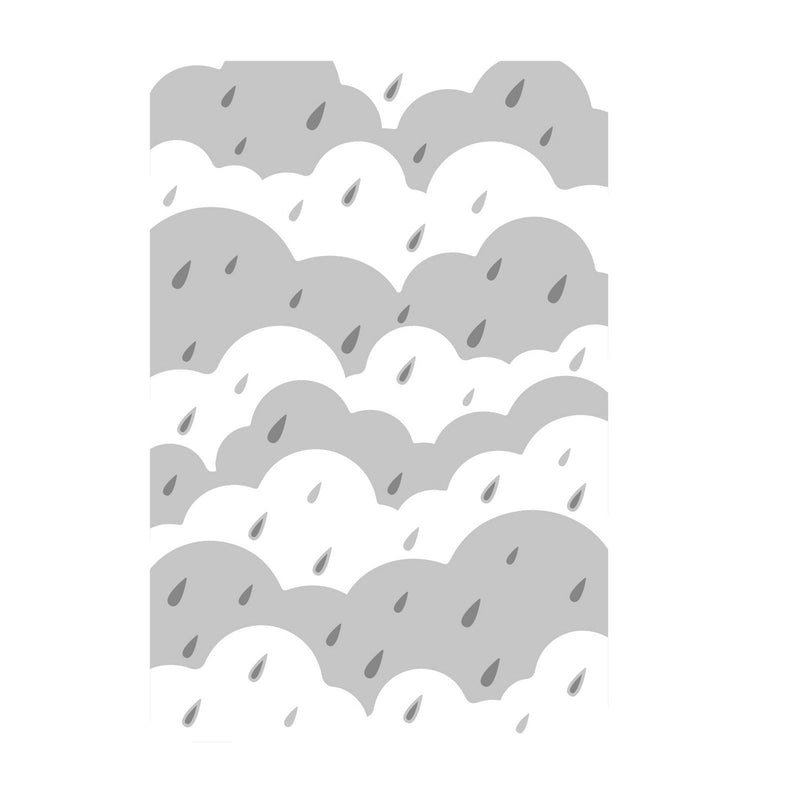 Load image into Gallery viewer, Sizzix • multi-level textured impressions embossing folder rain clouds
